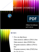 ADSP 2100 Buses & Memory Interface: Jithin Krishnan