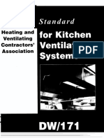 HVCA-DW 171 Standard For Kitchen Ventilation Systems.
