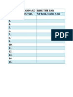 Base Line Standard