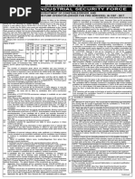 CISF Recruitment 2018