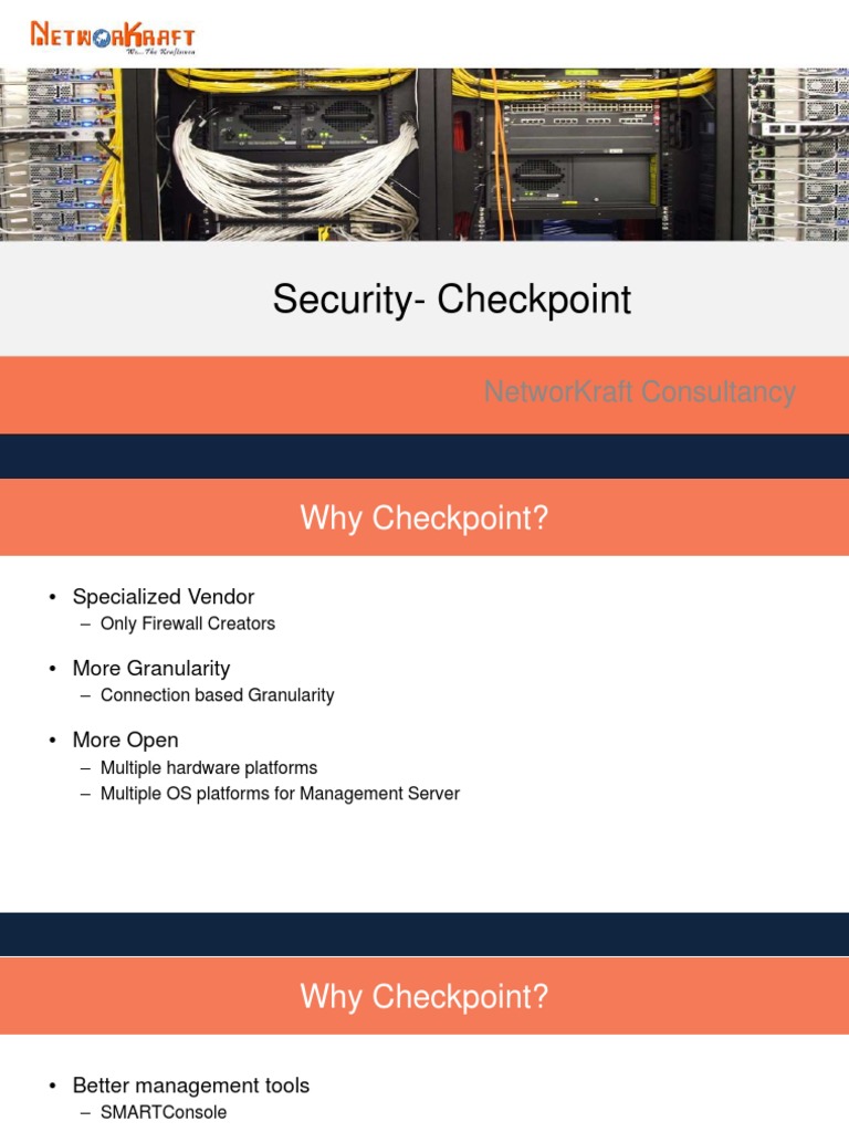 Check Point Firewall Deployment Guide | PDF | Firewall (Computing ...
