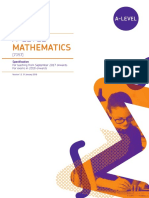 AQA A Level Mathematics Specification