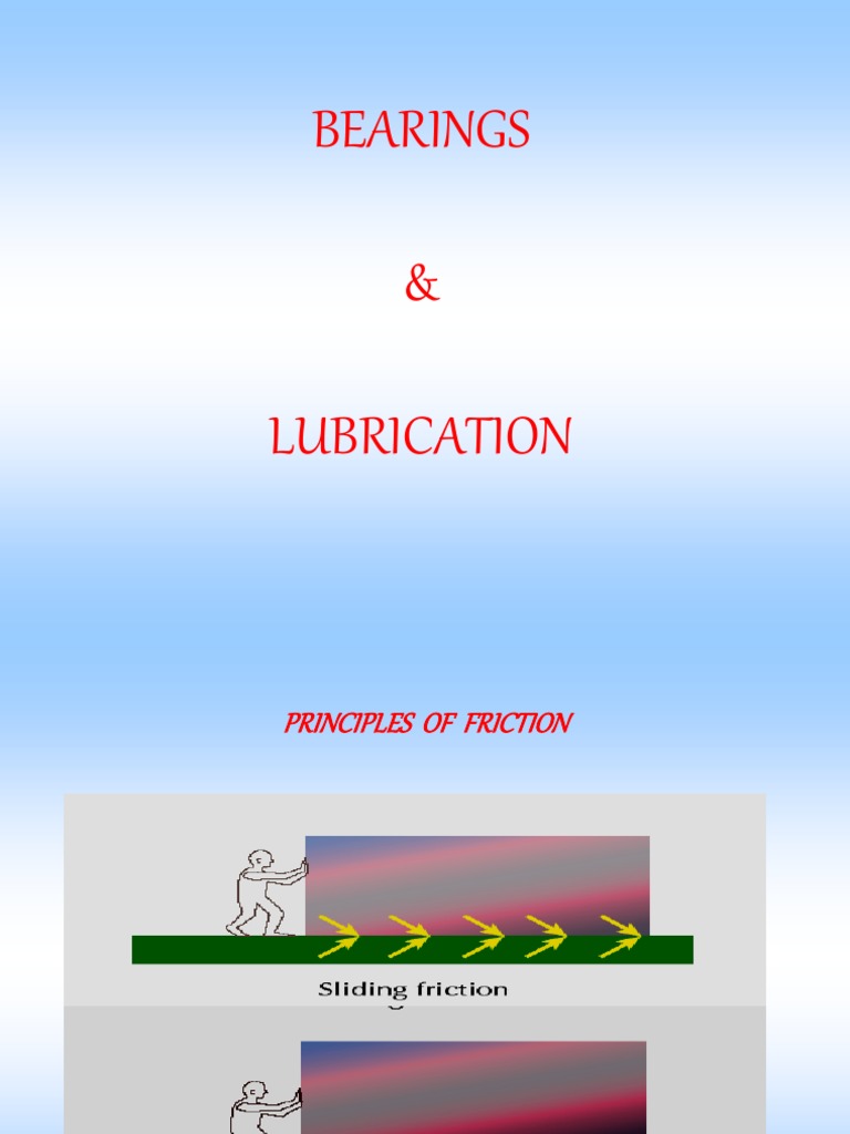 Bearing Lubrication Principles and Methods | PDF | Bearing (Mechanical ...