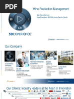 Dassault Systemes Geovia Mine Production Management Ben Farquharson