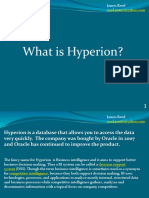 What Is Hyperion?: James Reed