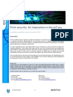 Print Security: An Imperative in The IoT Era