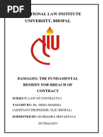 Remedies Breach Of Contract Duty Of Care