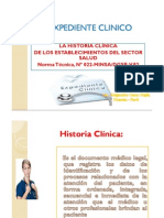 Expediente Clinico-kardex y Notas de Enfermeria