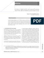 Hipoteca y Ejecucion de Garantia Real Luego Del Sexto Pleno Casatorio Civil