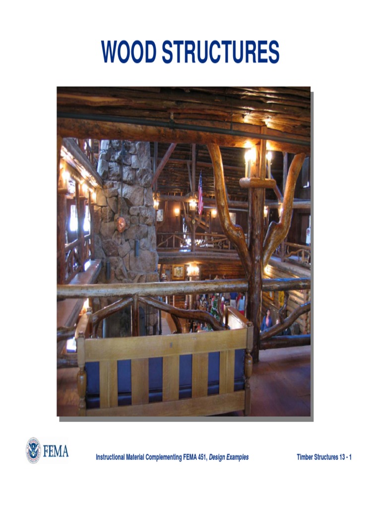 FEMA 451 Timber Design Examples | PDF | Framing (Construction) | Lumber