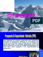 02 - Tipos de Presupuestos