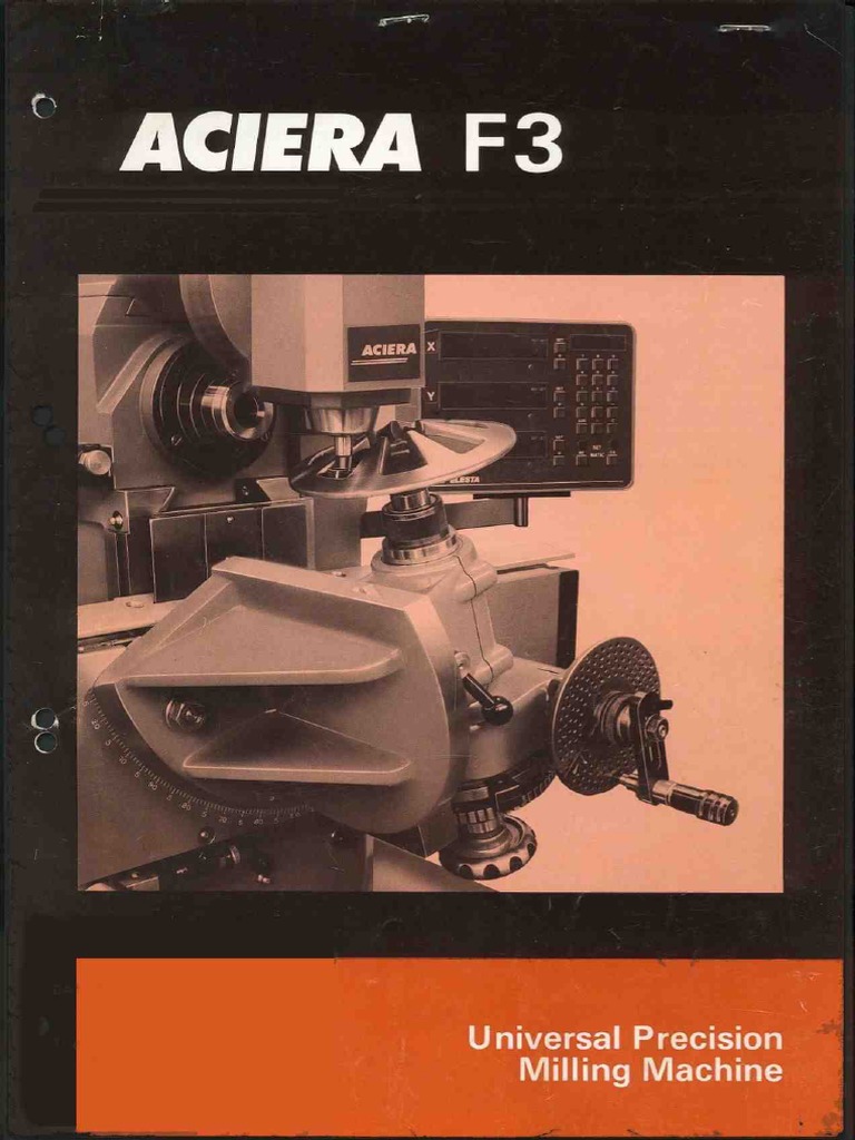 Aciera F3 1987 Catalogue | PDF
