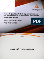 VA Monitoramento e Avaliacao Em Servico Social Aula 4 Tema 4