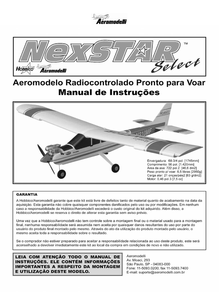 Manual Nexstar RC | PDF