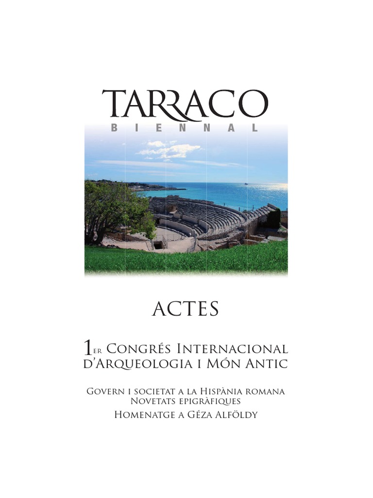 ACTAS Tarraco Biennal I | PDF