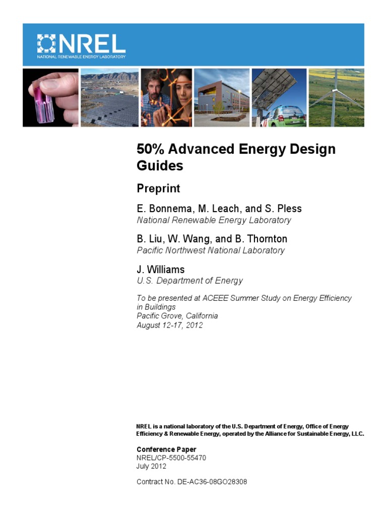 ASHRAE 50% Advanced Energy Design Guides | PDF | Hvac | Efficient ...