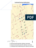 Coordinated Downtown Redding Signals Map For Timing Changes