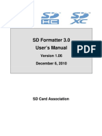 SD Formatter 3.3 User Manual English PDF
