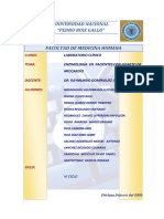 Enzimología en pacientes con infarto de miocardio