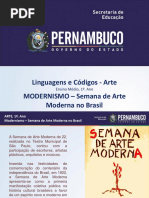 Modernismo Semana de Arte Moderna No Brasil