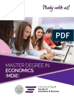 Master Degree in Economics - Preview
