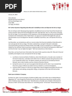 Culinary Union Letter To Gaming Control Board Re: Alex Meruelo