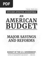 Download Budget 2019 Major Savings and Reforms by FedSmith Inc SN371365394 doc pdf