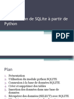 Manipulation de SQLite À Partir de Python