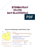 Keseimbangan Statis Dan Elastisitas