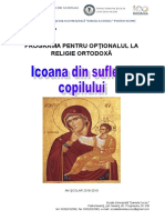 Opțional Religie Ortodoxă 2018-2019