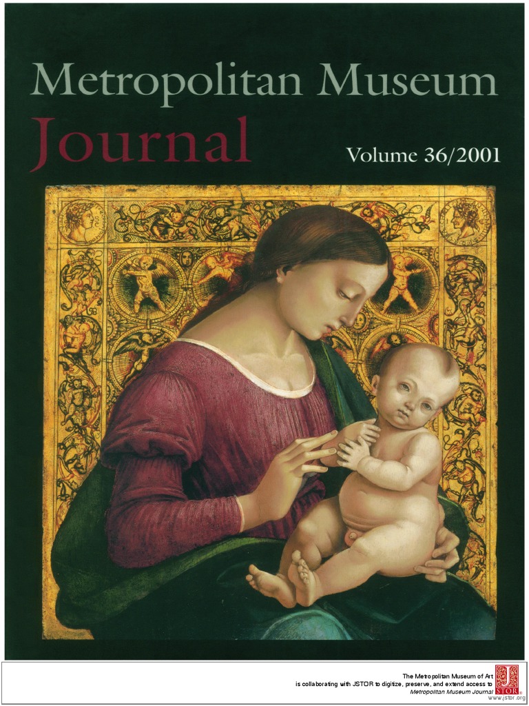 The Metropolitan Museum Journal V 36 2001 PDF, PDF