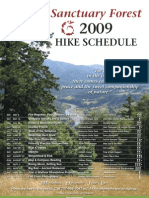 Sanctuary Forest 2009 Hike Schedule