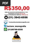 Monografia e tcc R$ 350,00   Serra