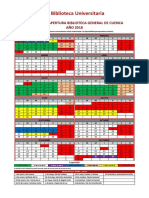 Calendario CU 2018