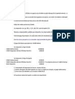 Reporte financiero y operativo con datos de cobranzas, gastos, impuestos, cuentas por cobrar y proveedores