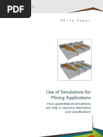 Use of Simulations For Mining Applications