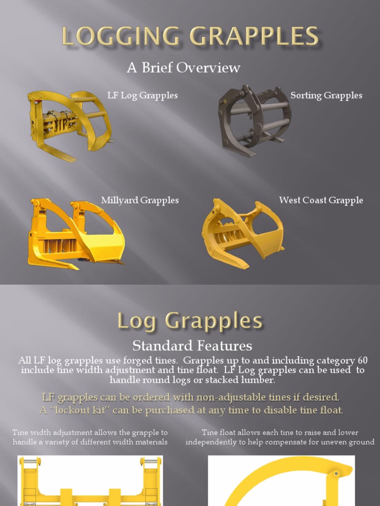 A Brief Overview: LF Log Grapples Sorting Grapples | PDF | Truck ...