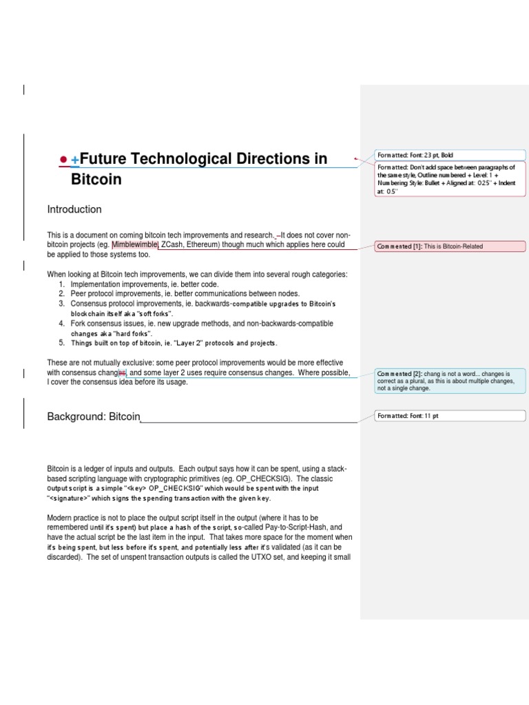 Future Technological Directions in Bitcoin | PDF | Bitcoin | Areas Of  Computer Science