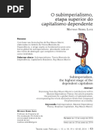O Subimperialismo, Etapa Superior Do Capitalismo Dependente