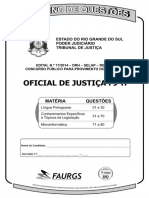 Tj Rs Oficial de justica Prova