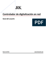 Controlador de Digitalización en Red: Guía Del Usuario