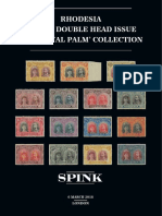 SPINK Auction 18024 - RHODESIA 1910-13 DOUBLE HEAD ISSUE THE ROYAL PALM' COLLECTION