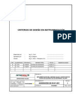 4.01 RTL-CRD-400-101-001-RC1, Criterios de Diseño en Instrumentación
