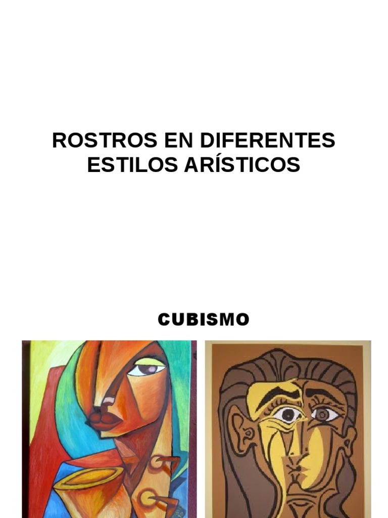 Estilos Artísticos: Cubismo y Más | PDF
