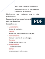 Los patrones básicos de movimiento: locomotores, no locomotores y manipulativos