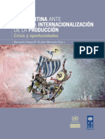 López, A. y Ramos D (2009) Inversión Extranjera Directa y Cadenas de Valor en La Industria y Servicios
