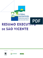 Resumo Executivo de Sao Vicente Litoral PDF