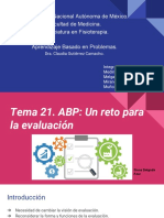 Un reto para la evaluación en ABP