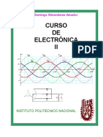 Curso de Electrónica II - Ing. Domingo Almendares Amador