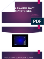 Matriks Analisis Swot Jurnalistik Sunda